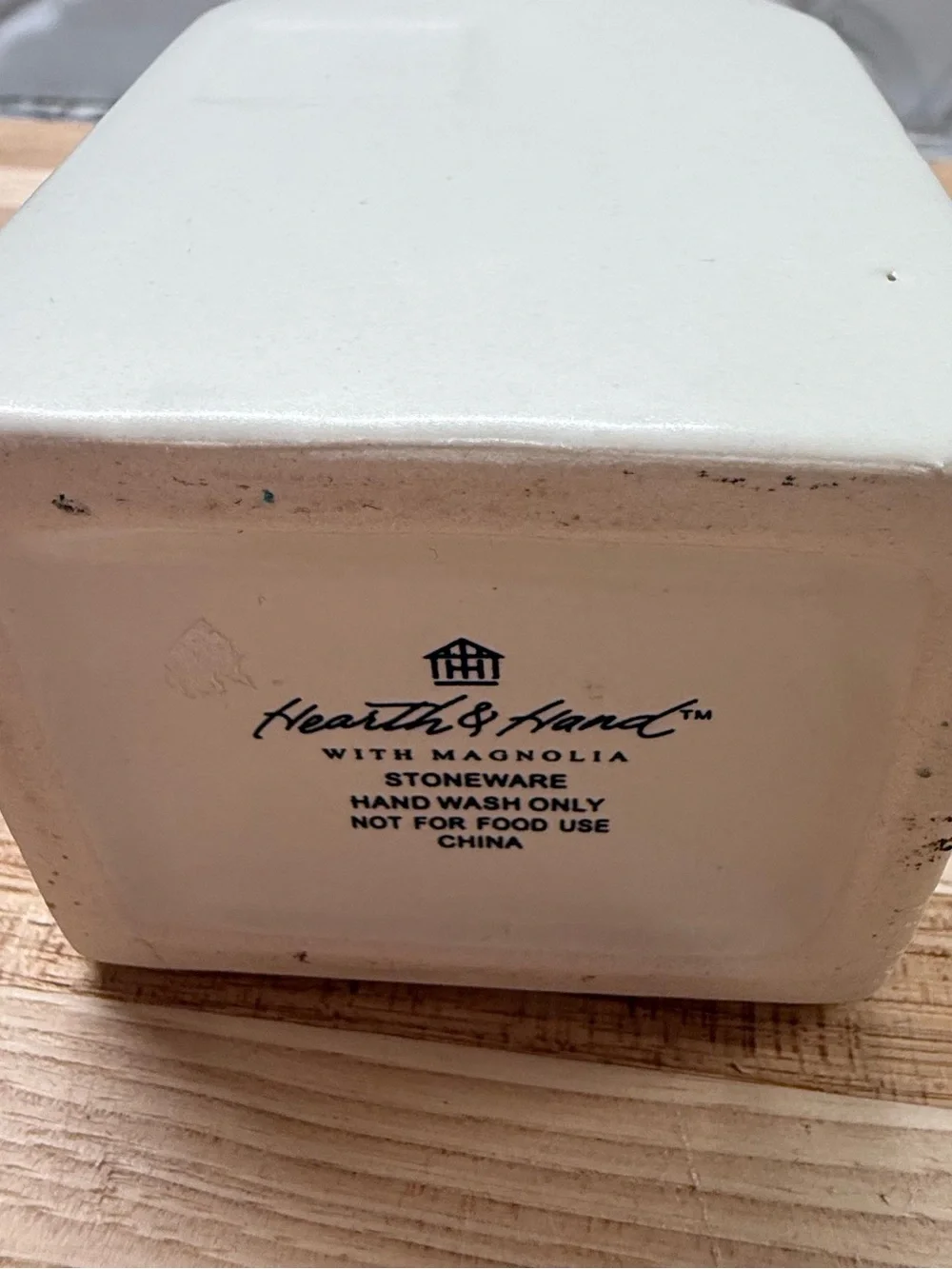 Hearth & Hand with Magnolia White Stoneware House Bud Vase - Discontinued